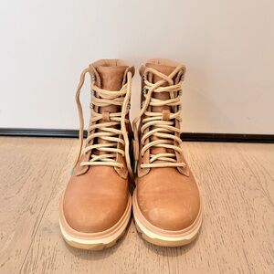 Sorel Women Tan Leather Boots